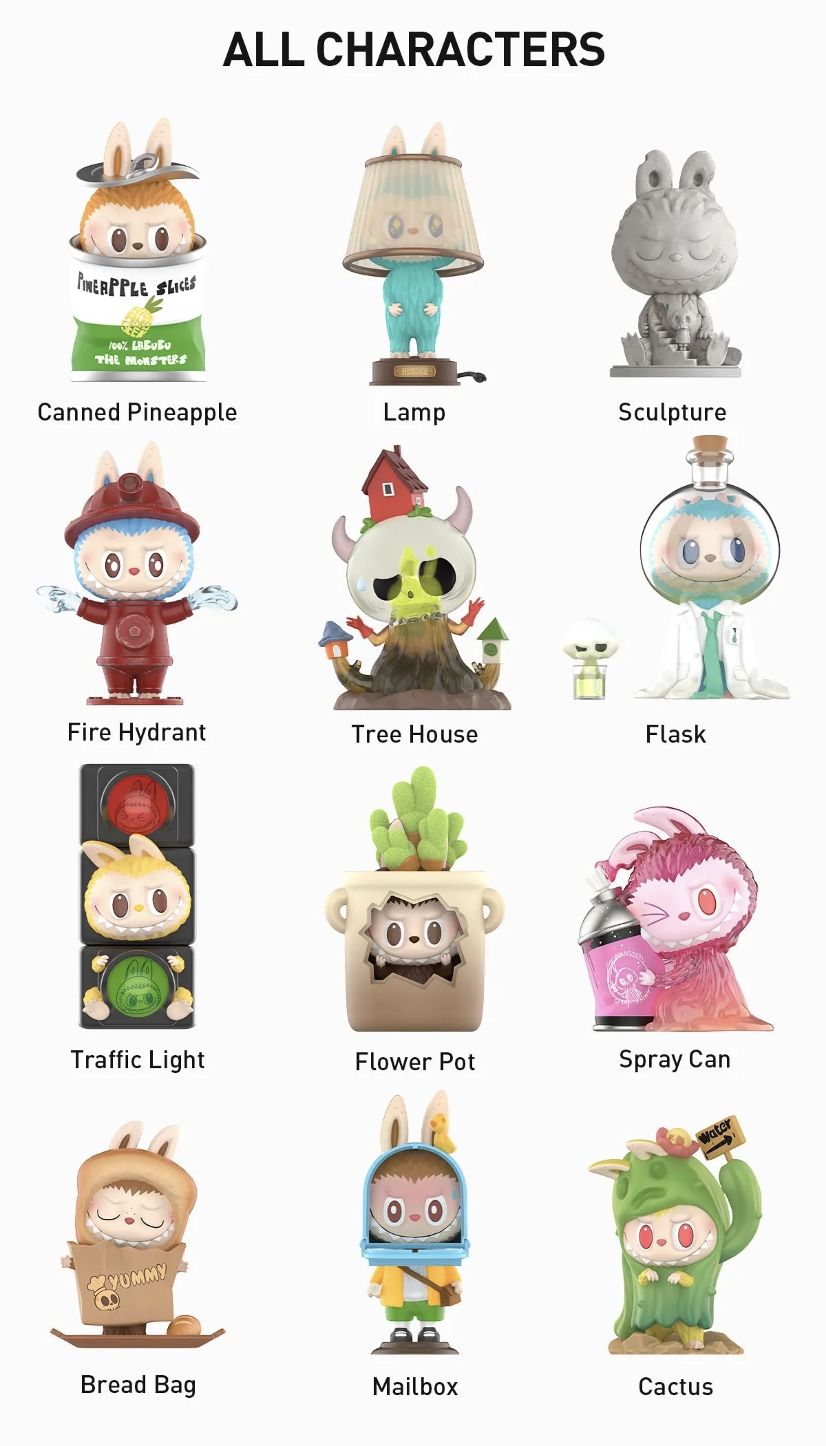 The Monsters - Almost the Hidden Series Figures
