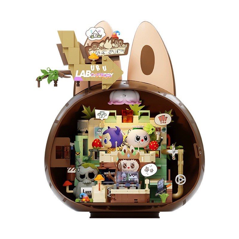 THE MONSTERS Forest Secret Base Series Blocks-Playful Home (Head)
