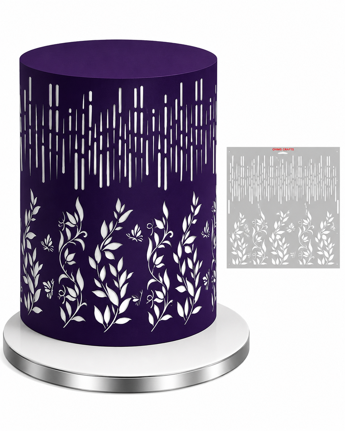 XXL CAKE STENCILS ( (42cm by 30cm / 16.5'' by 11.8'')