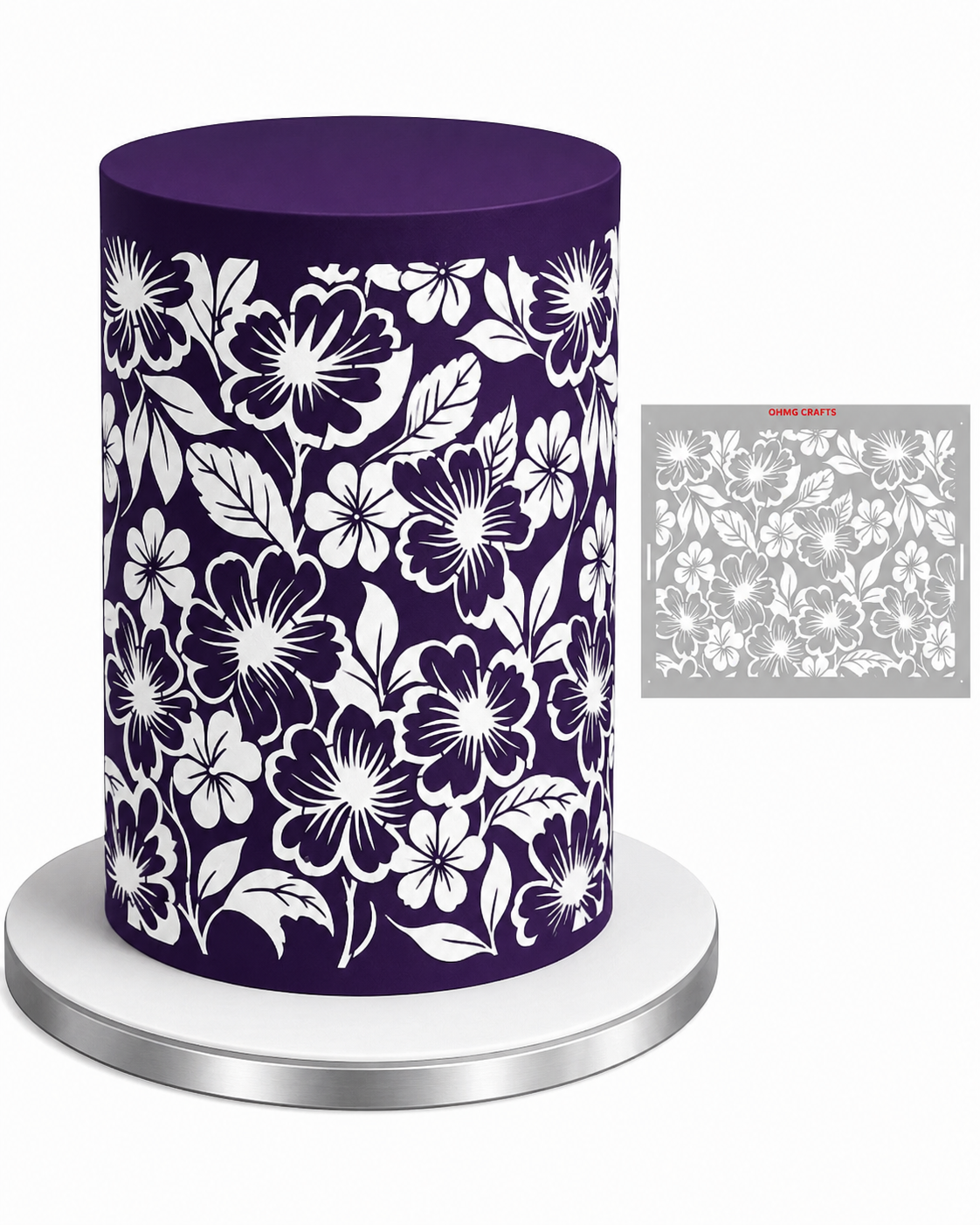 XXL CAKE STENCILS ( (42cm by 30cm / 16.5'' by 11.8'')