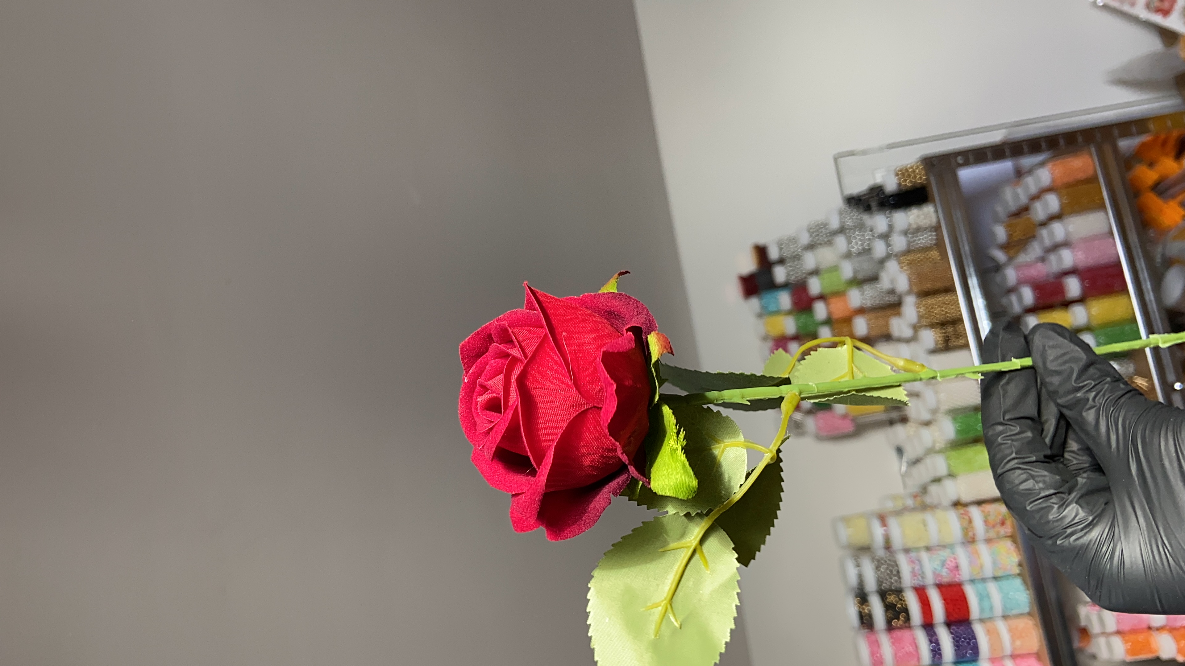 RED ARTIFICIAL FLOWERS