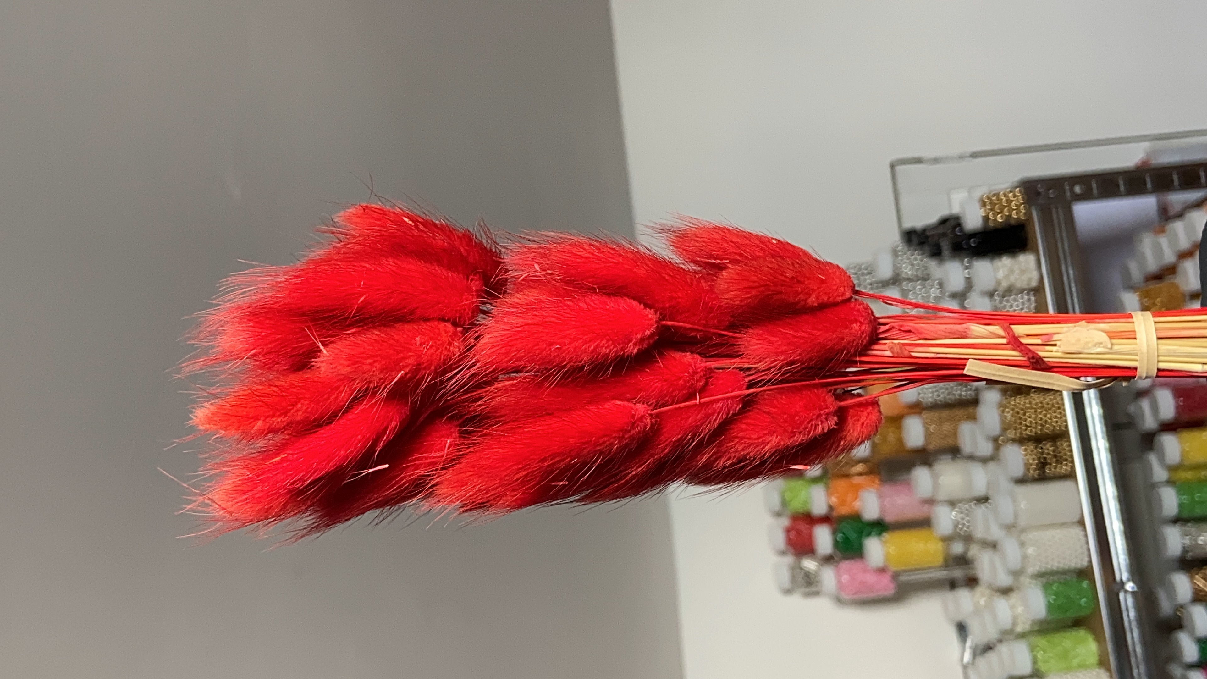 RED ARTIFICIAL FLOWERS