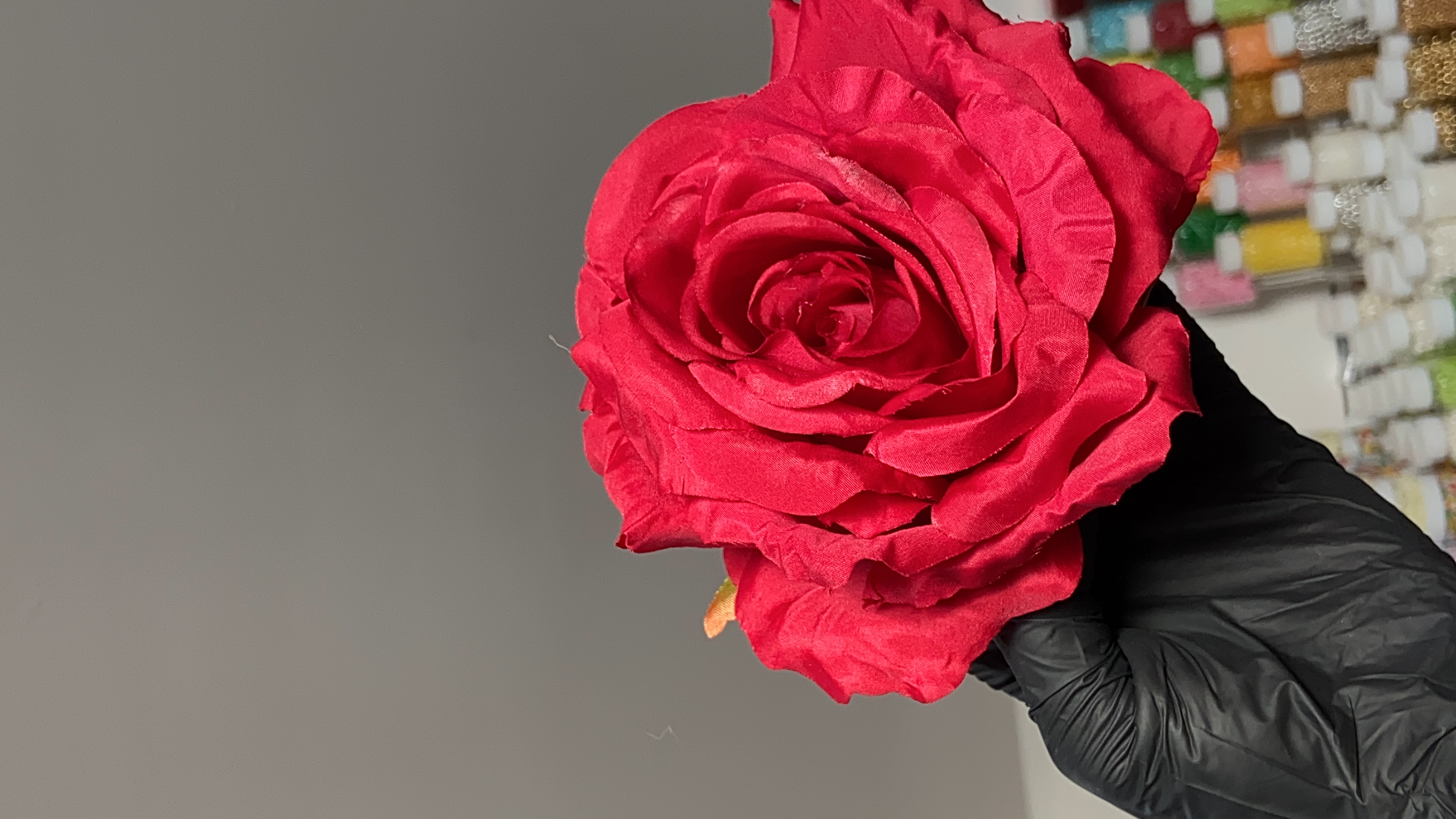 RED ARTIFICIAL FLOWERS