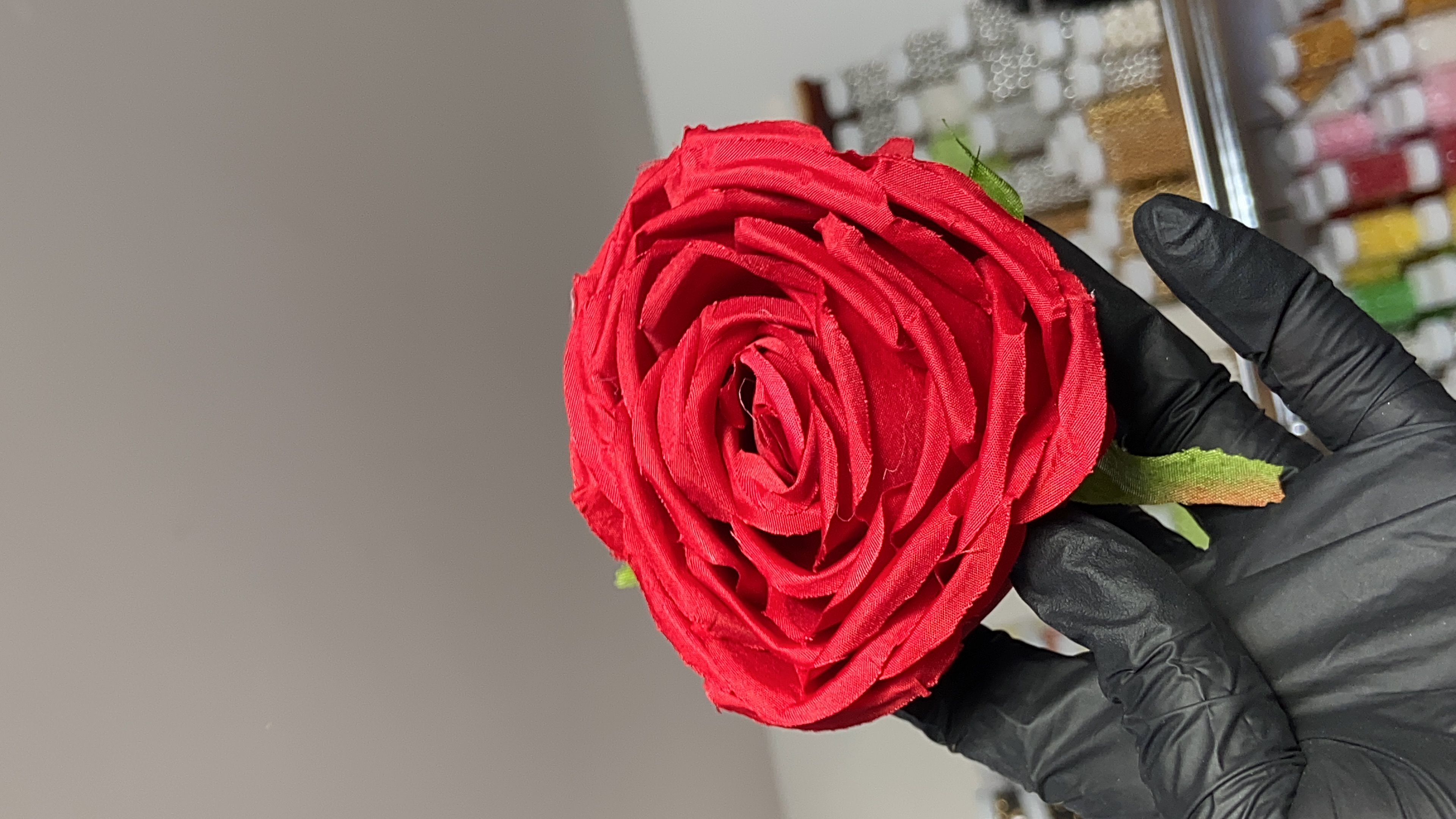 RED ARTIFICIAL FLOWERS