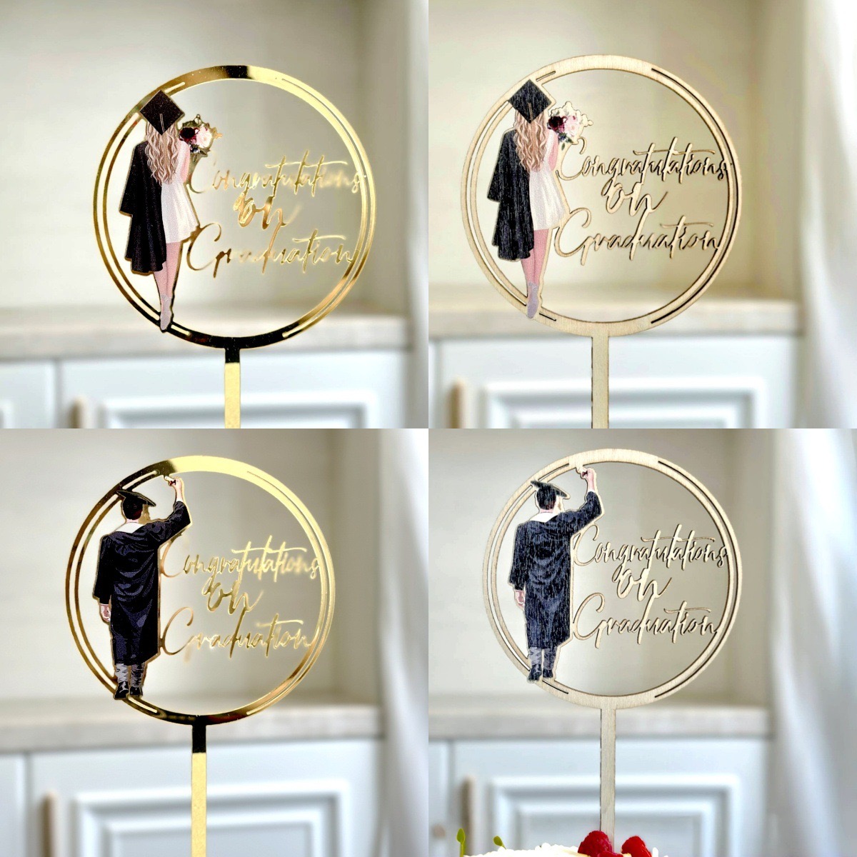 ACRYLIC GRADUATION TOPPER