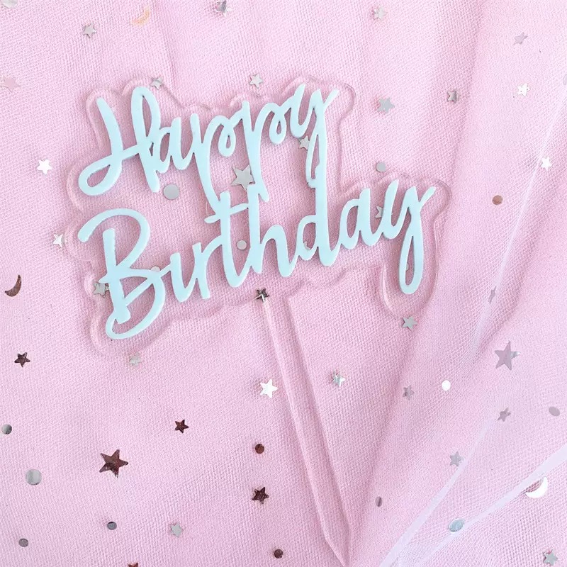 DOUBLE LAYER ACRYLIC TOPPER