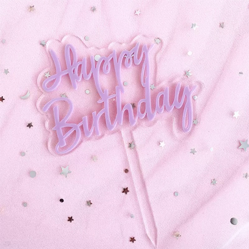 DOUBLE LAYER ACRYLIC TOPPER