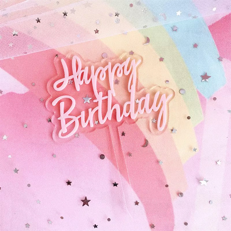 DOUBLE LAYER ACRYLIC TOPPER