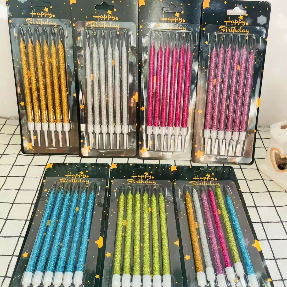 GLITTER CANDLES