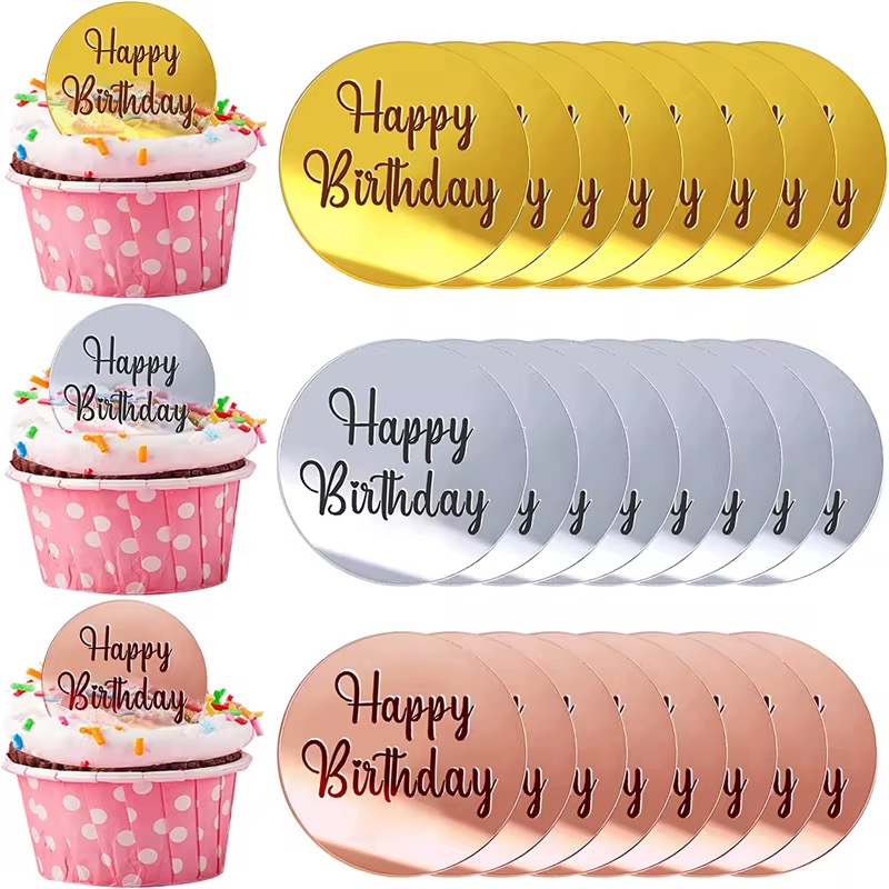 ROUND ACRYLIC DISC TOPPER