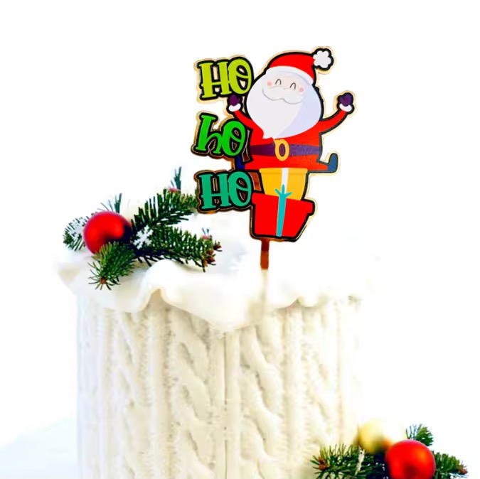 CHRISTMAS ACRYLIC TOPPER