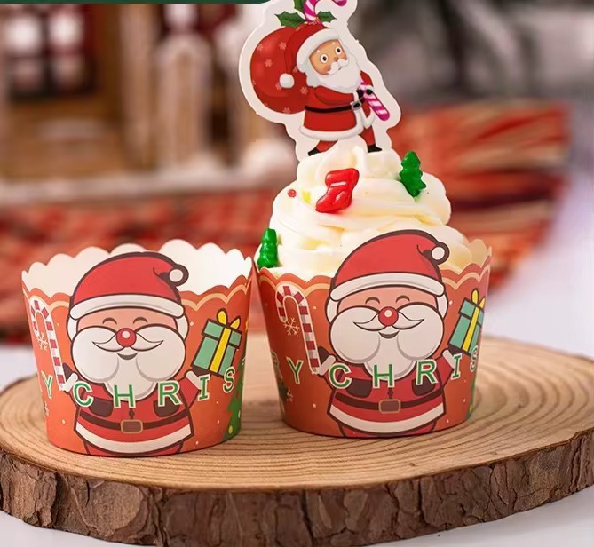 CHRISTMAS CUPCAKE CASE