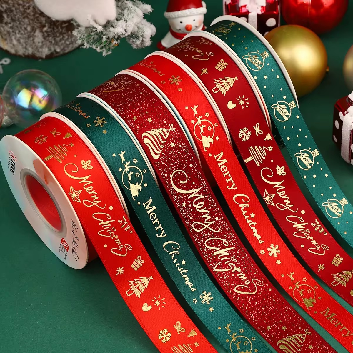 CHRISTMAS RIBBON 2.5cm