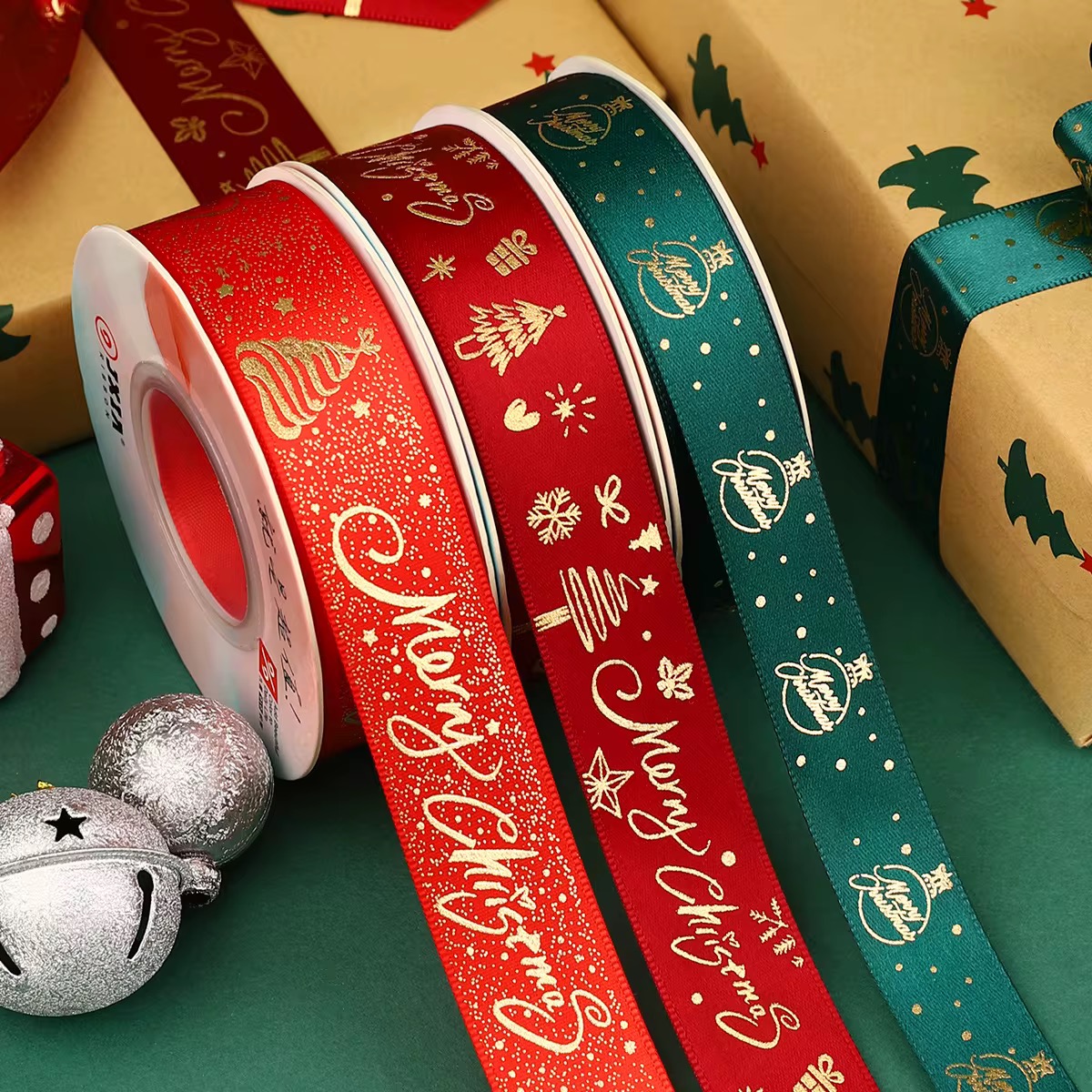 CHRISTMAS RIBBON 2.5cm