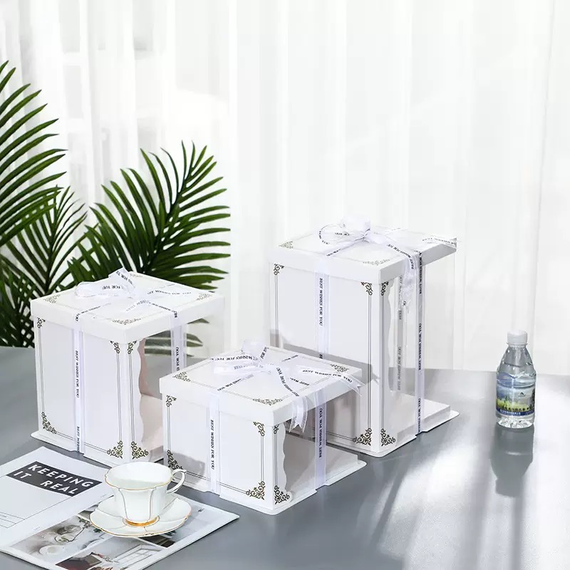 CAKE BOX WITH SIDE WINDOW (PACK OF 5)