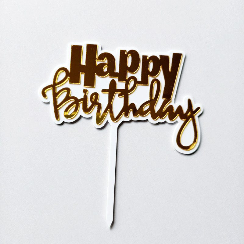 ACRYLIC BIRTHDAY TOPPER