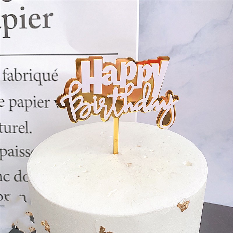 ACRYLIC BIRTHDAY TOPPER