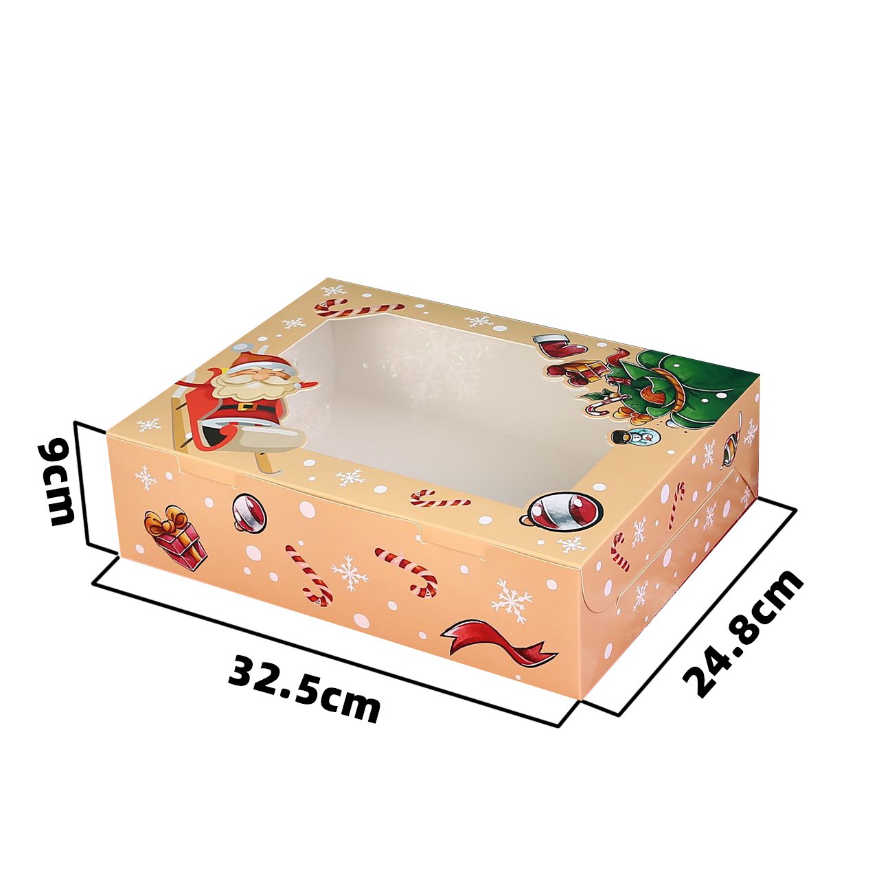 CHRISTMAS CUPCAKE BOX BY 12