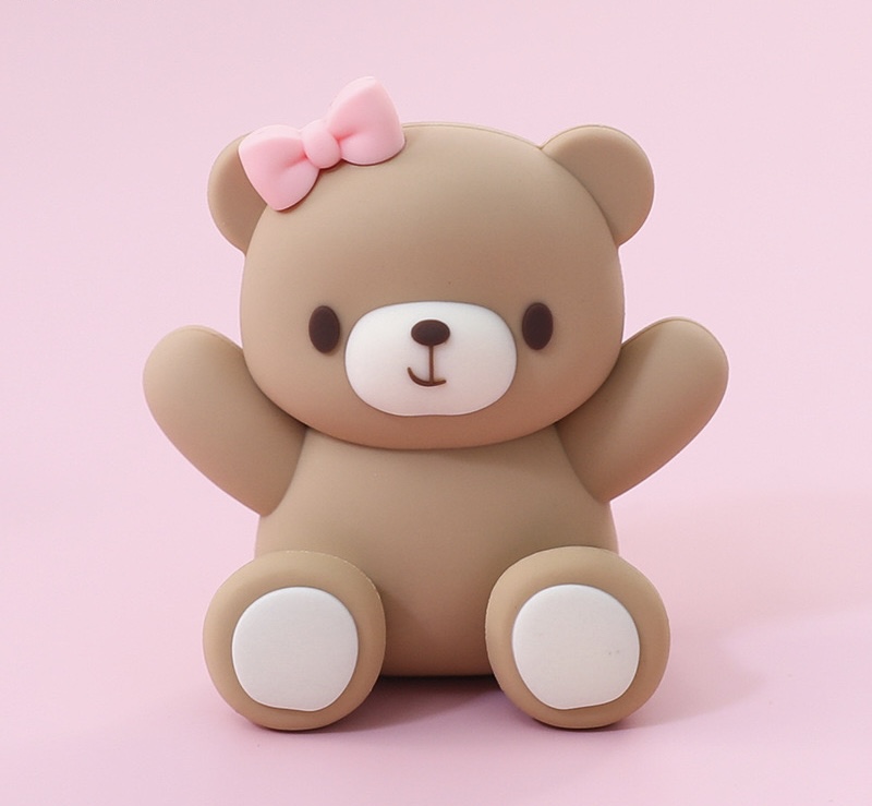 FAUX TEDDY BEAR TOPPER