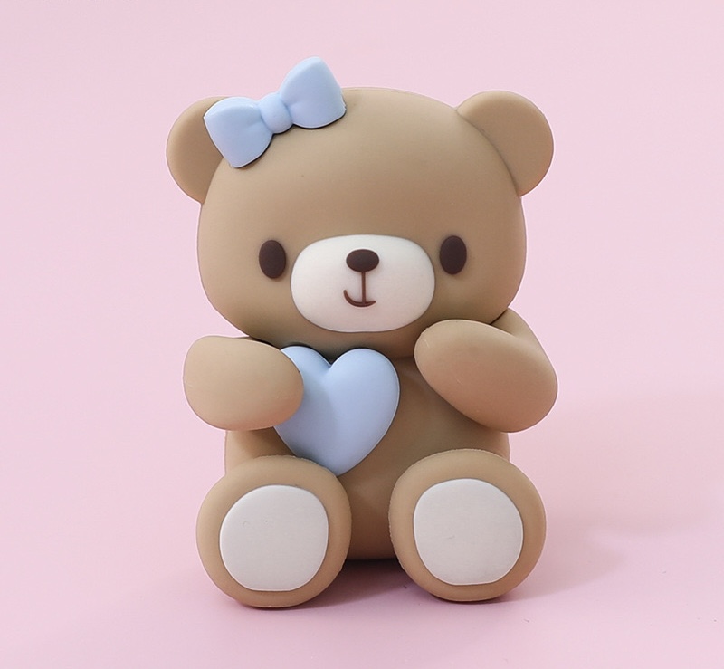 FAUX TEDDY BEAR TOPPER