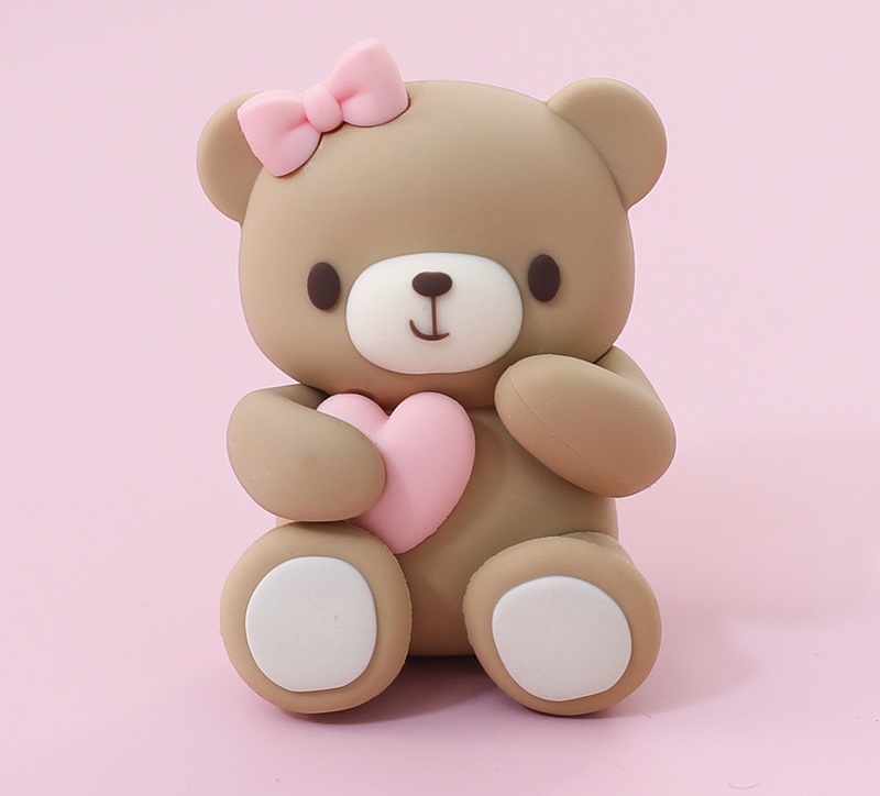 FAUX TEDDY BEAR TOPPER