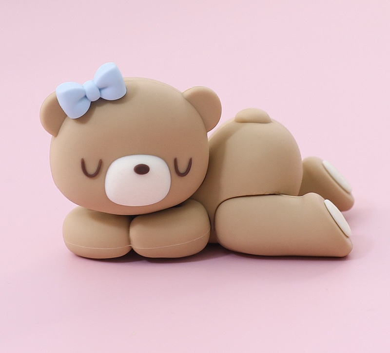 FAUX TEDDY BEAR TOPPER