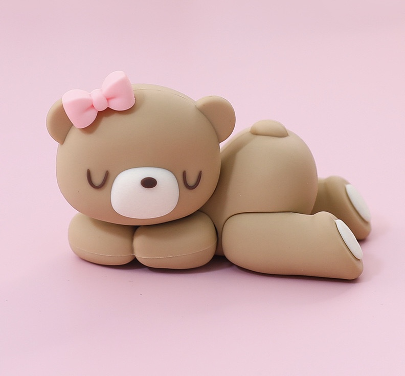 FAUX TEDDY BEAR TOPPER
