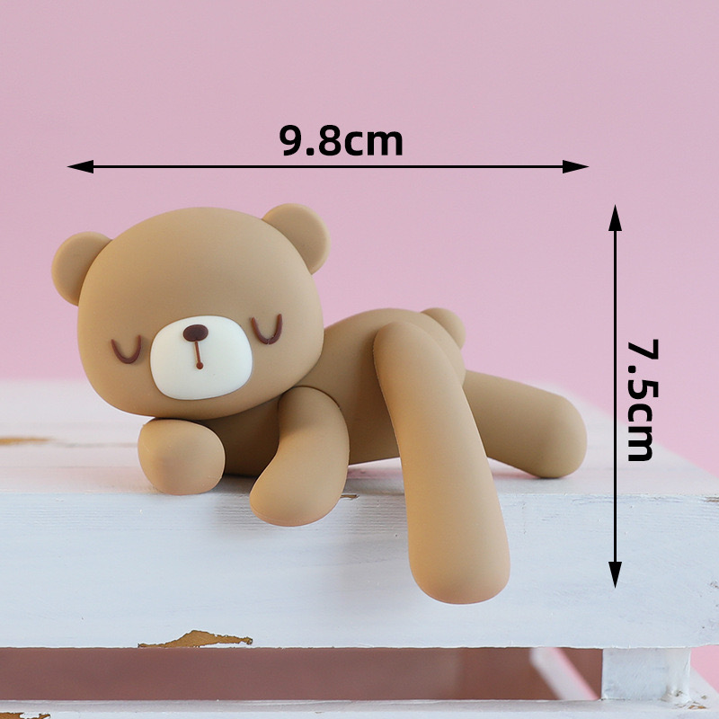 FAUX TEDDY BEAR TOPPER