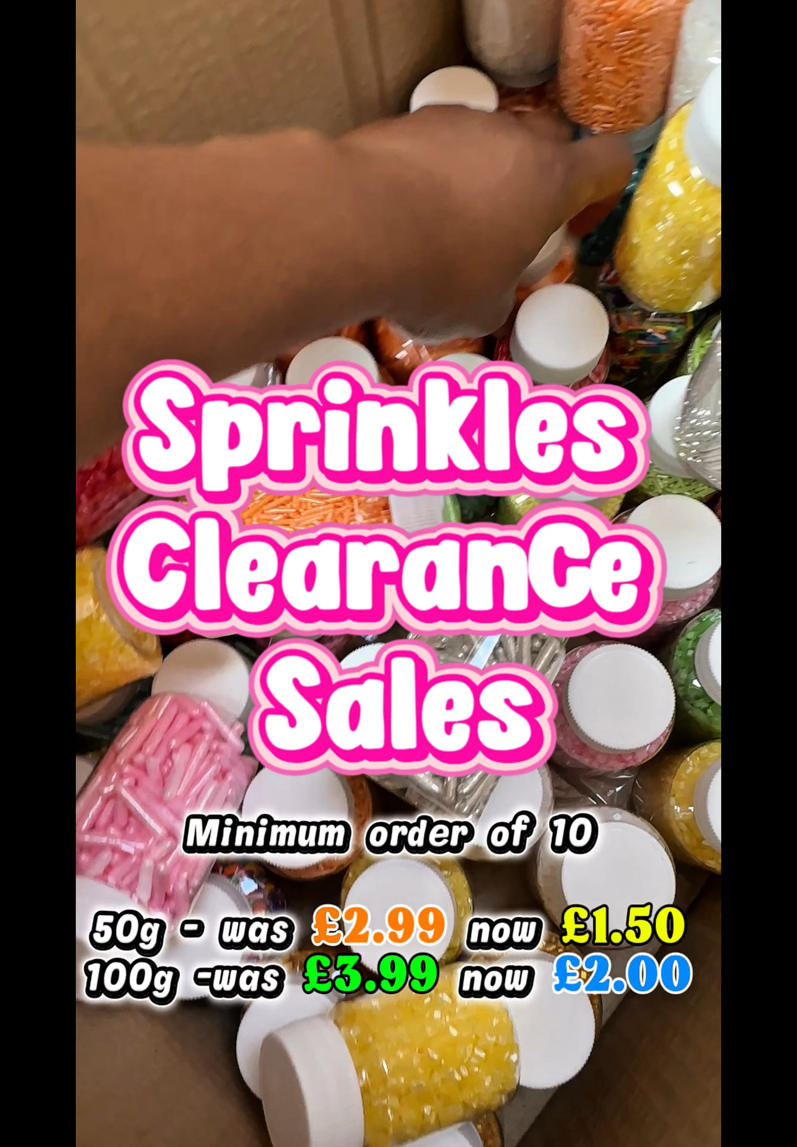 PACK OF SPRINKLES SALES