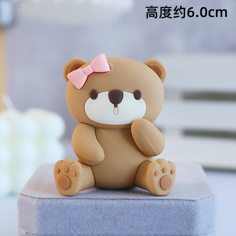 FAUX TEDDY BEAR TOPPER