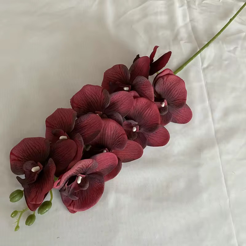 9 HEAD SILK ARTIFICIAL ORCHID