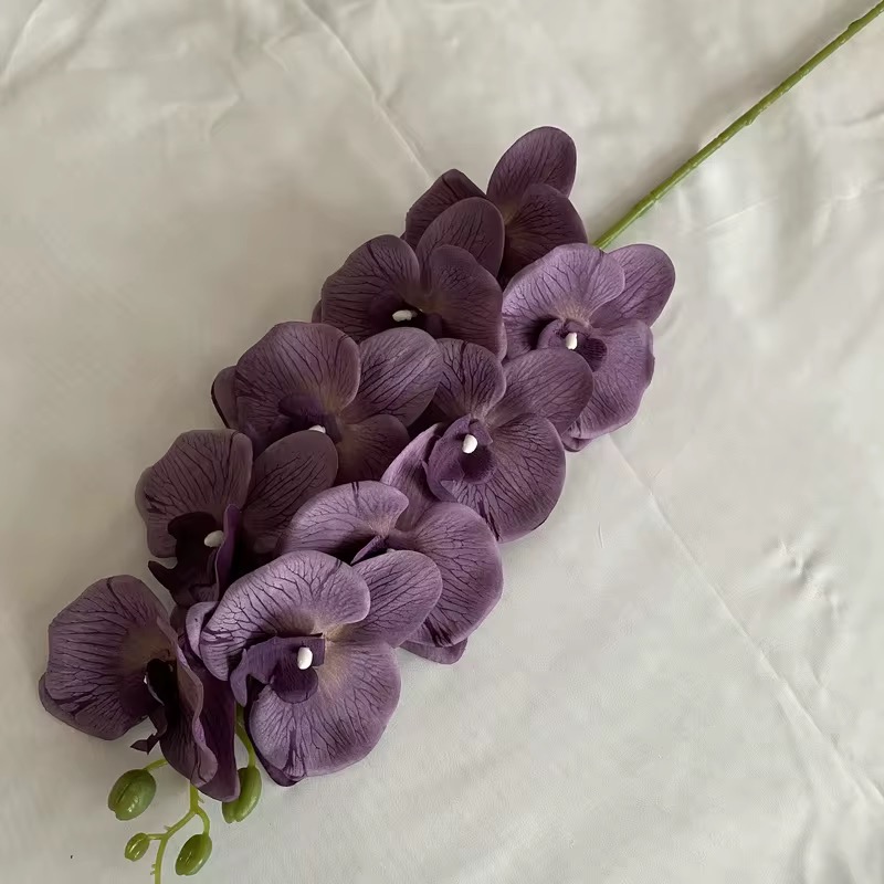 9 HEAD SILK ARTIFICIAL ORCHID