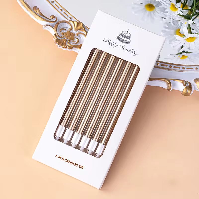 GOLD METALLIC CANDLES