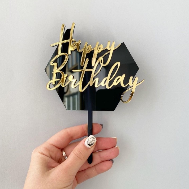 HAPPY BIRTHDAY TOPPER