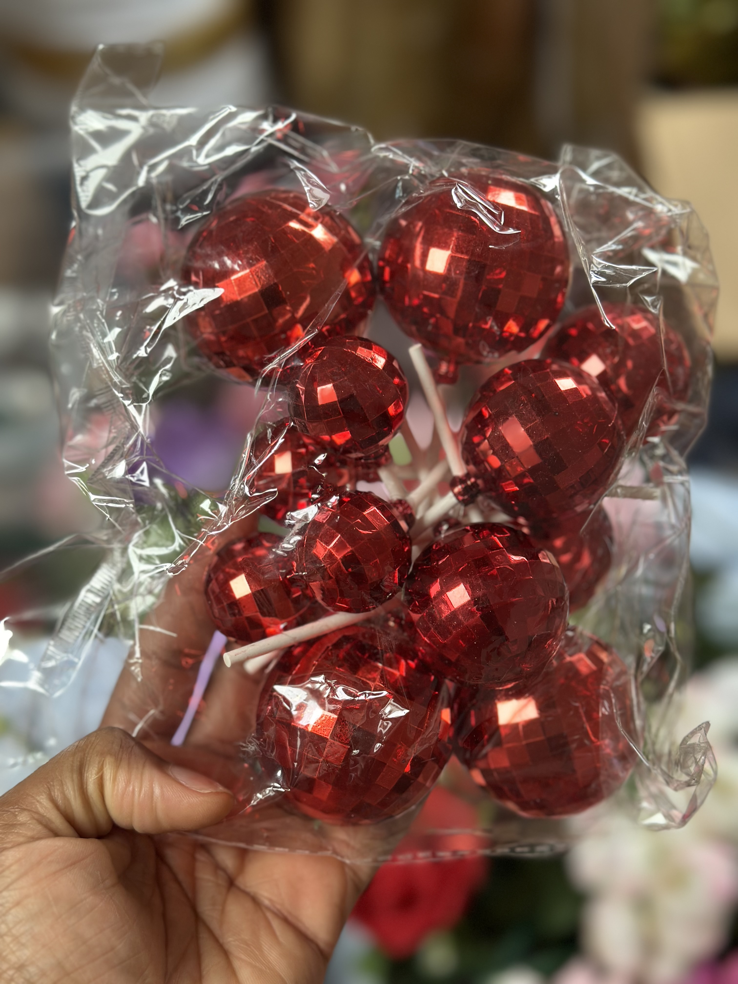 CHRISTMAS FAUX BALLS