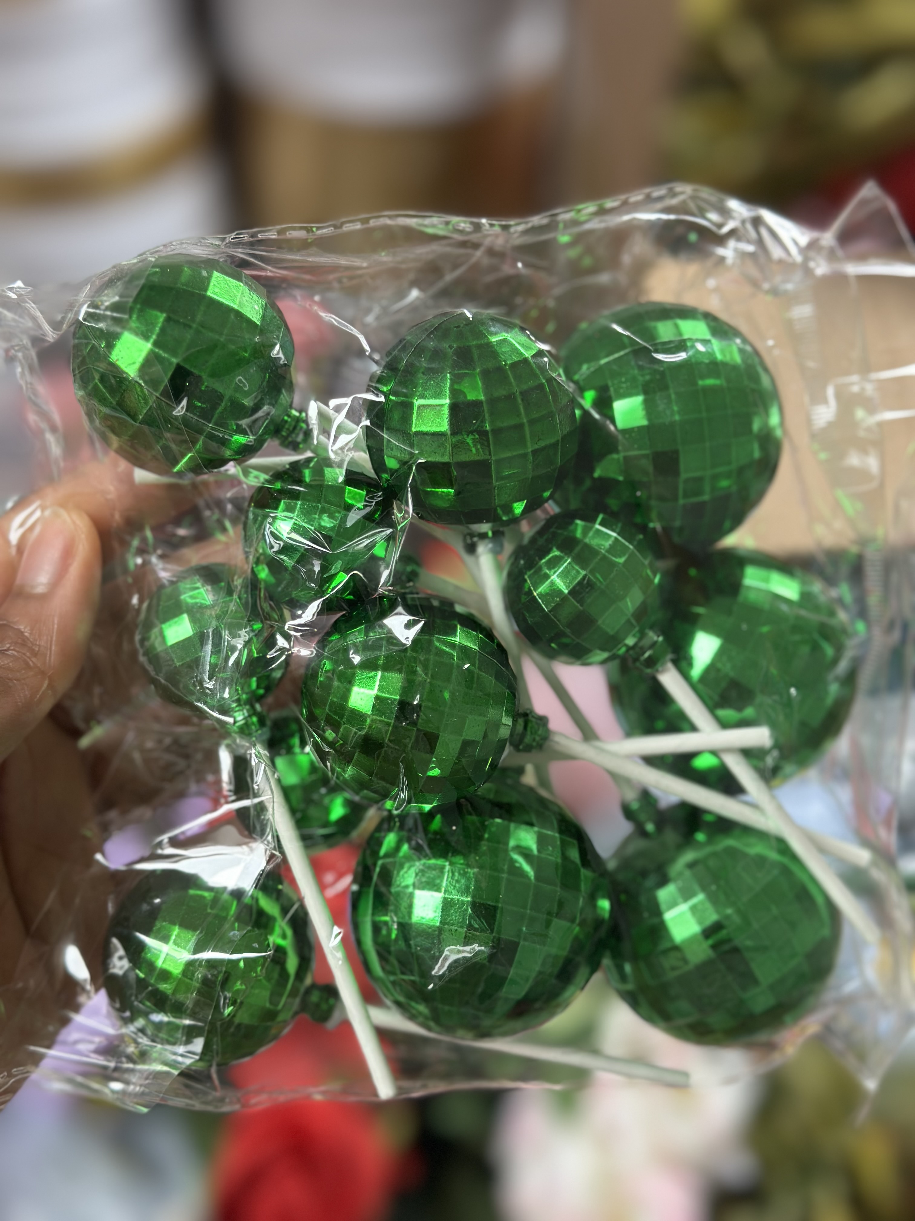 CHRISTMAS FAUX BALLS