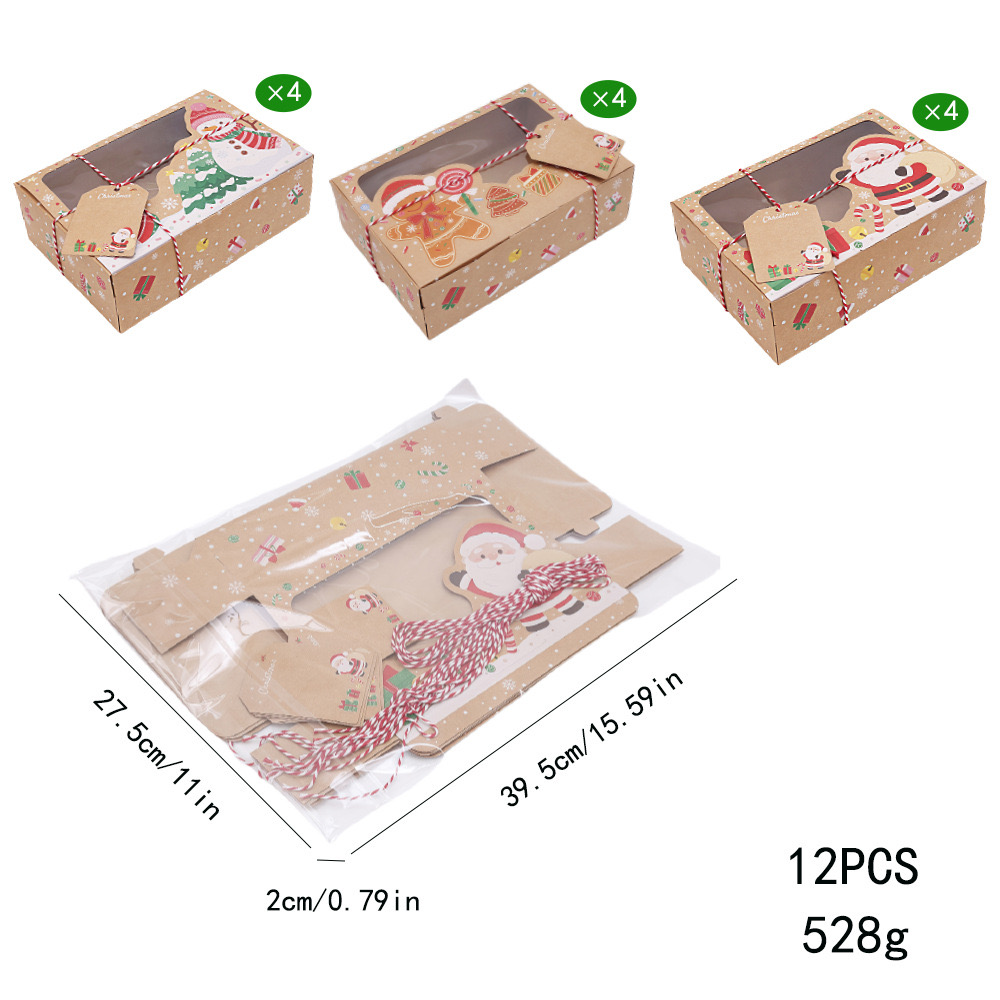 CHRISTMAS BOXES PACK OF 6 AND 12