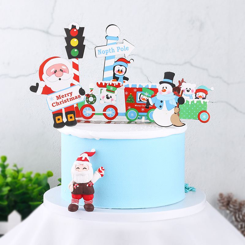 CHRISTMAS CUPCAKE TOPPER SET