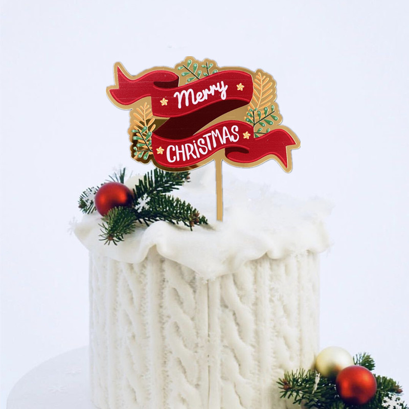 CHRISTMAS ACRYLIC TOPPER