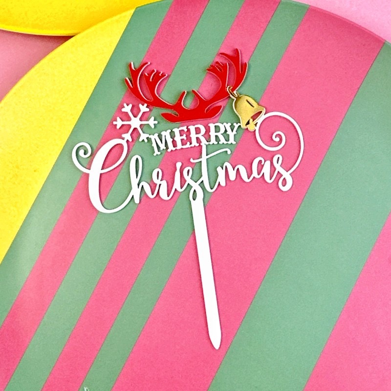 ACRYLIC CHRISTMAS TOPPER