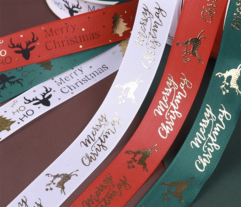 CHRISTMAS RIBBON 2.5CM