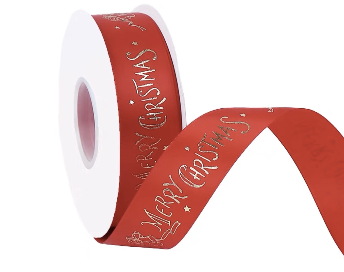 CHRISTMAS RIBBON 2.5cm