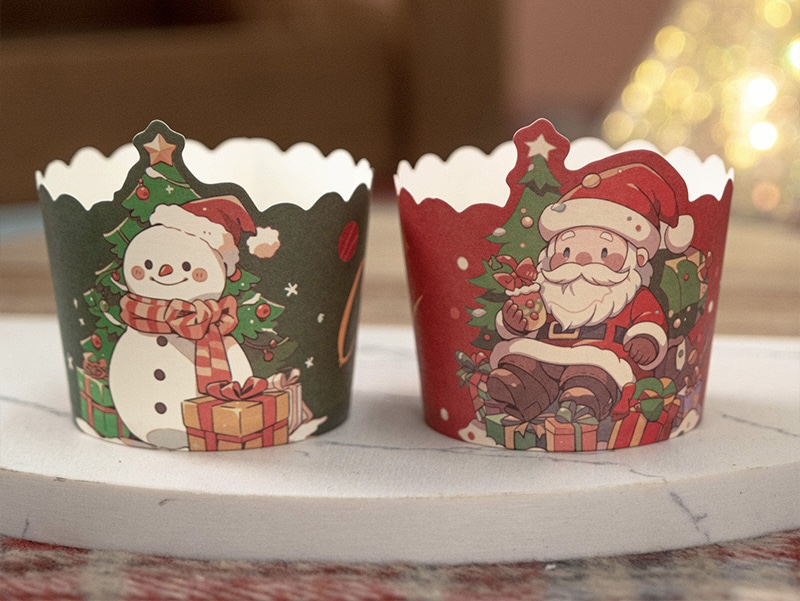 CHRISTMAS CUPCAKE CASE
