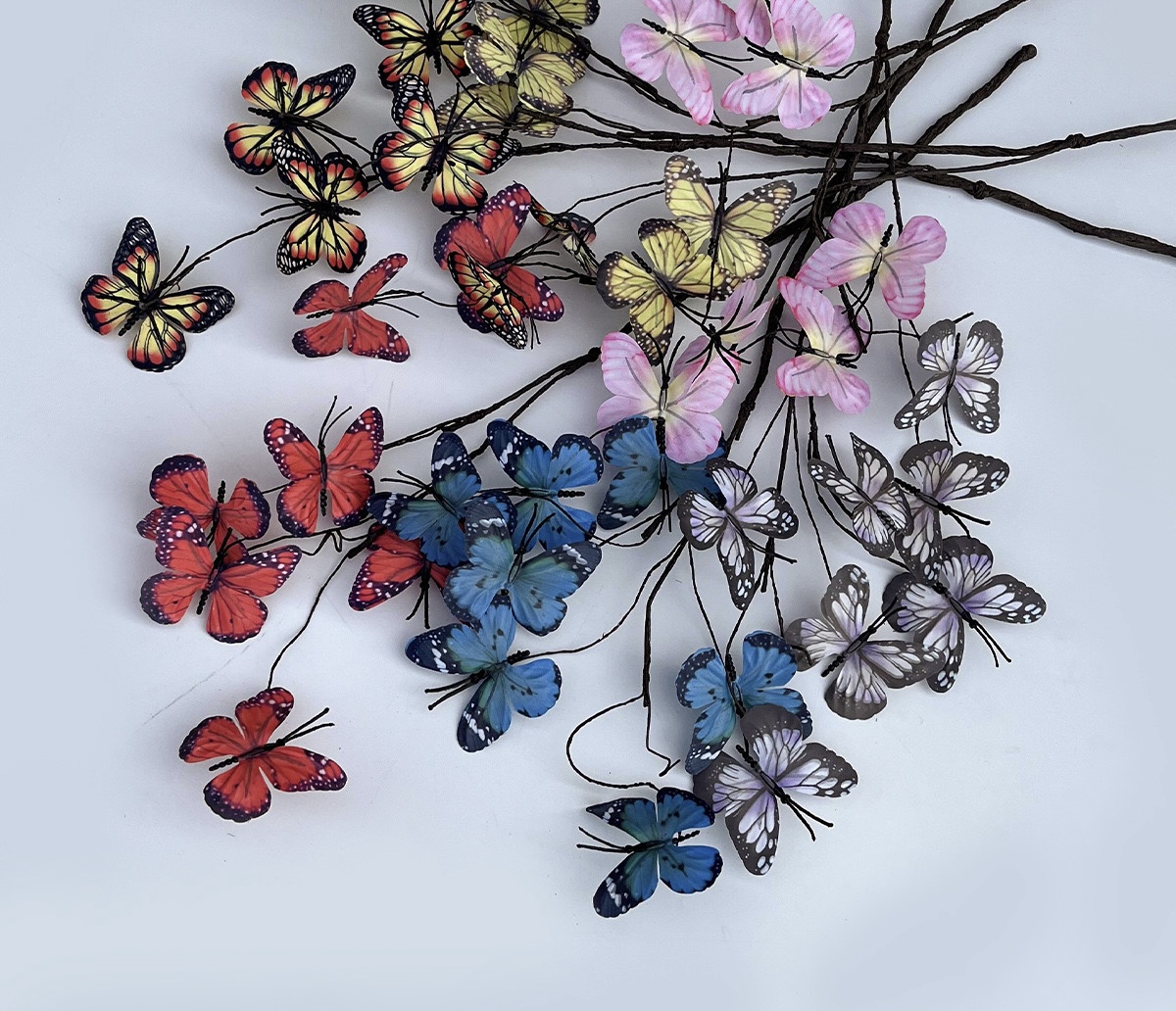 7 head butterfly
