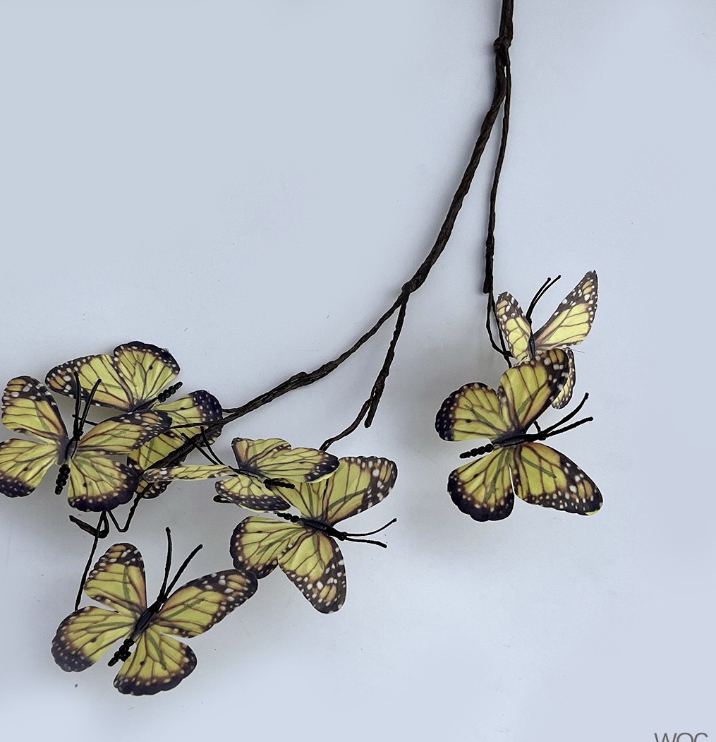 7 head butterfly