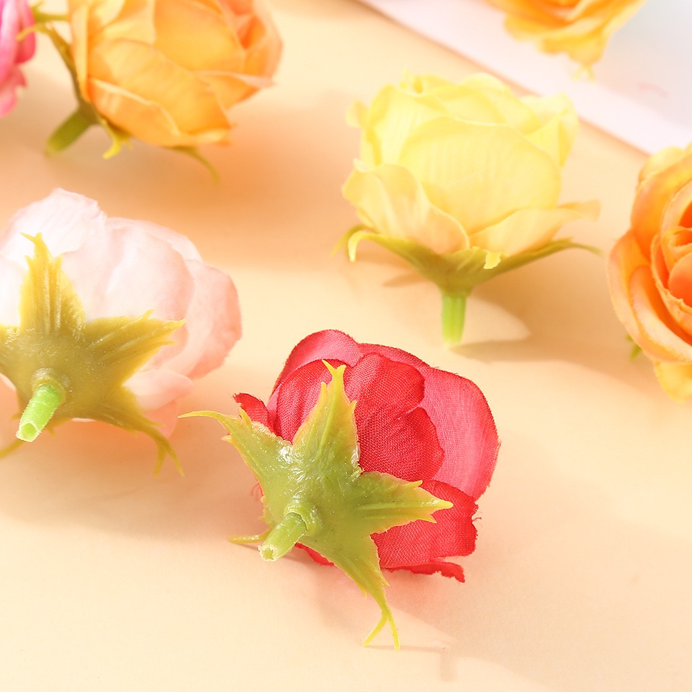 ARTIFICIAL ROSE HEAD PIECES