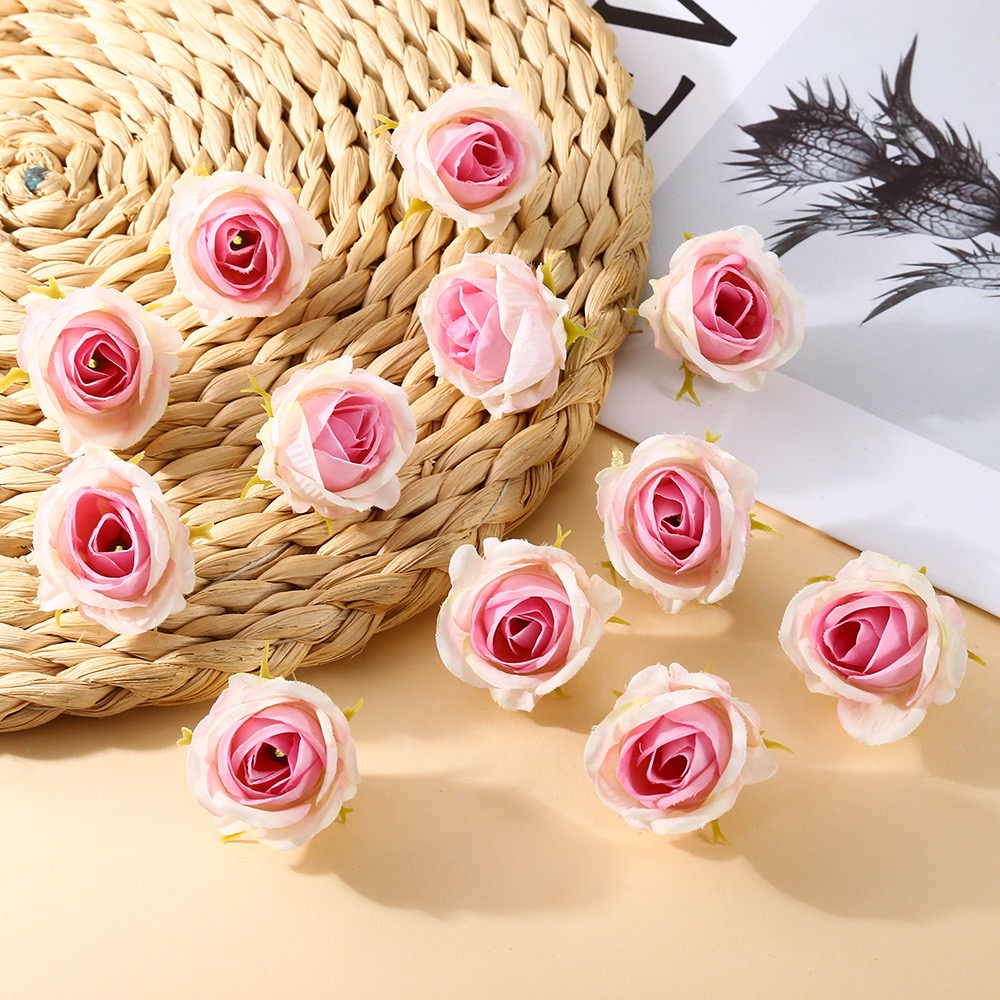 ARTIFICIAL ROSE HEAD PIECES