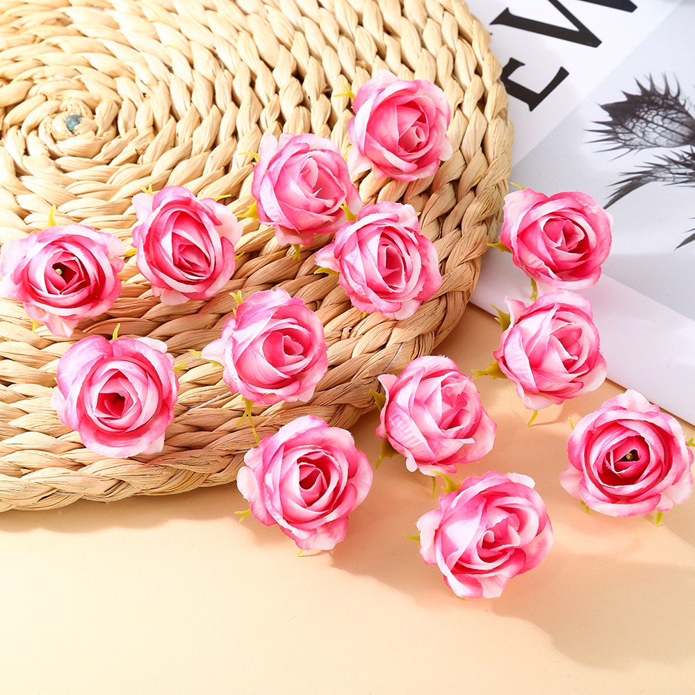 ARTIFICIAL ROSE HEAD PIECES