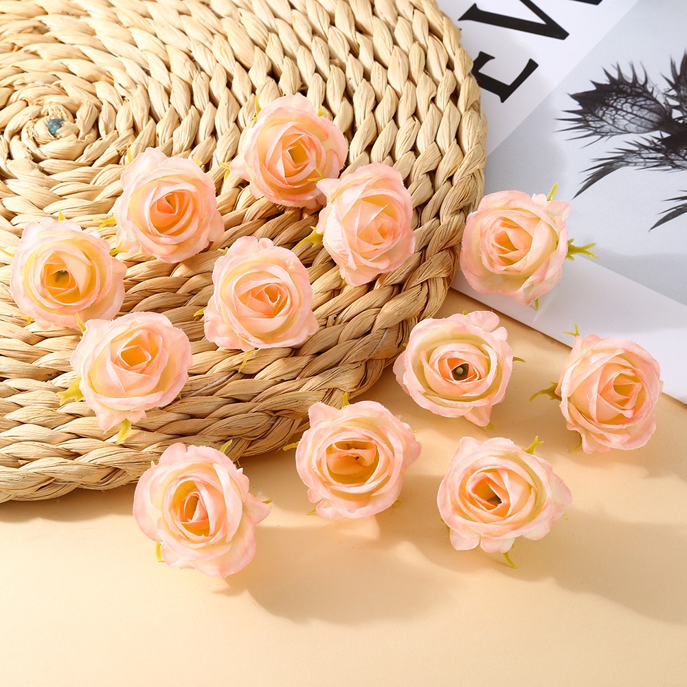 ARTIFICIAL ROSE HEAD PIECES