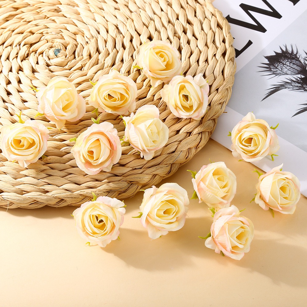 ARTIFICIAL ROSE HEAD PIECES